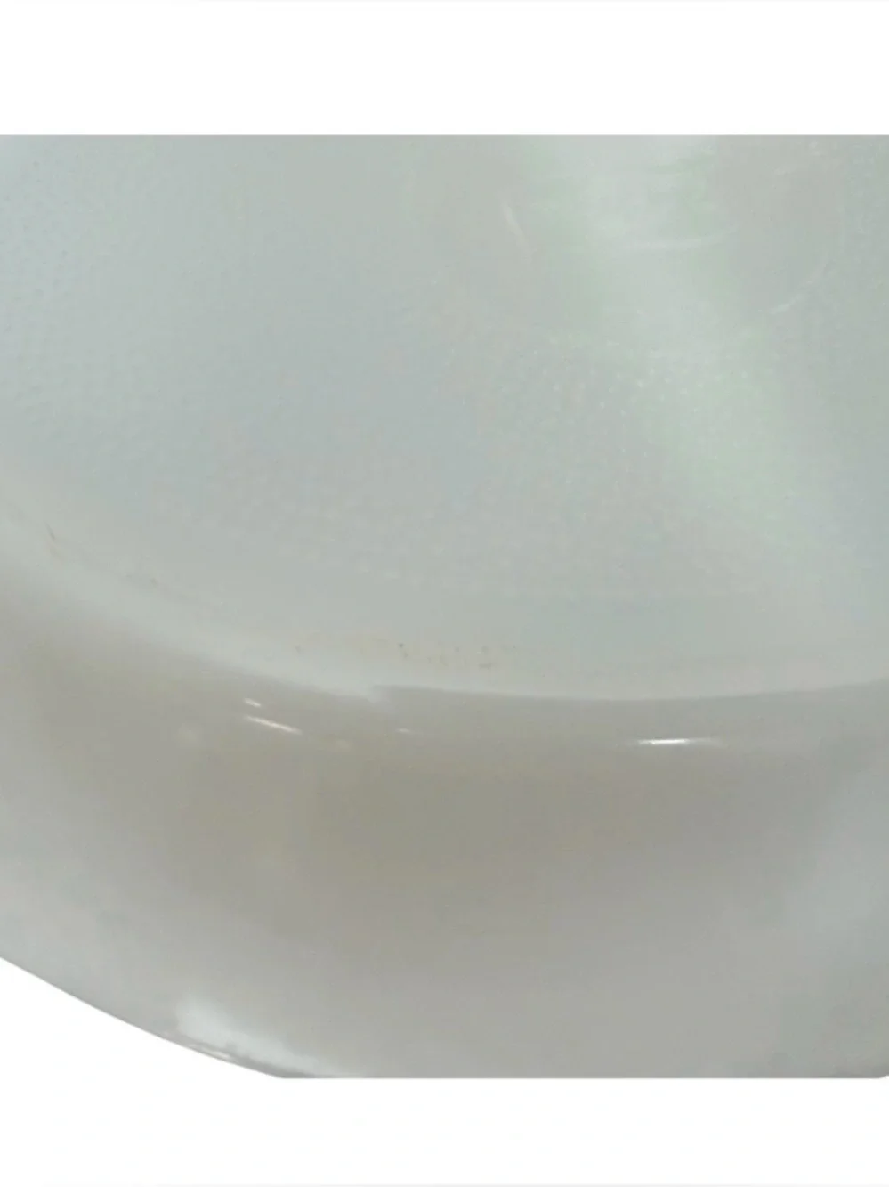 Vintage Glasbake divided white milk glass cornflower casserole dish